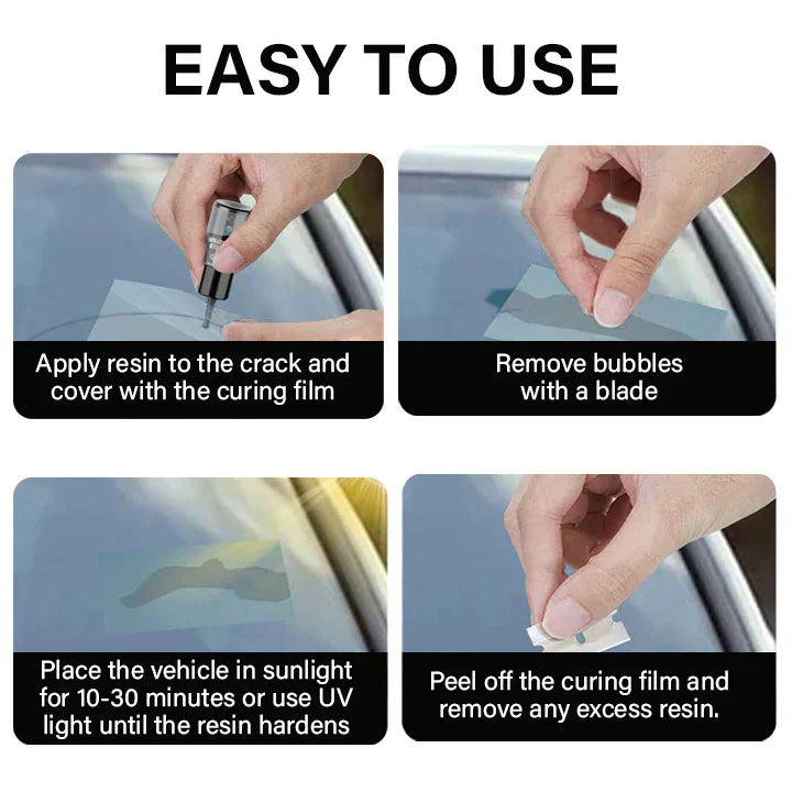 OminiPin™ GlassFix Guard - 2026 Windshield Crack Repair Formula